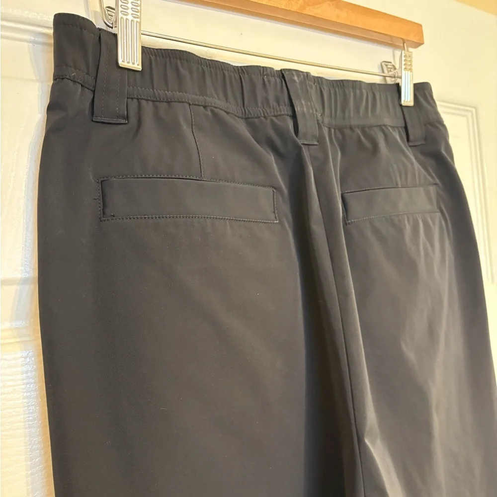 Ami Paris Technical Jogger Pants Black Small  Cuff Carrot Trouser Unisex